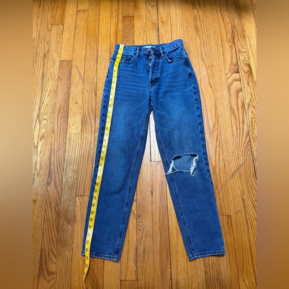 PACSUN Ultra High Rise Slim Fit Distressed Jeans Size 23